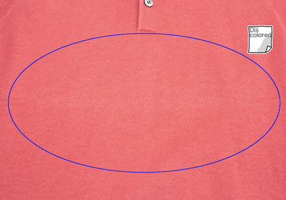 ISSEY MIYAKE HaaT Cotton Knit Polo Shirt Pink Size 2