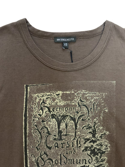 Ann Demeulemeester Brown T-Shirt Size S