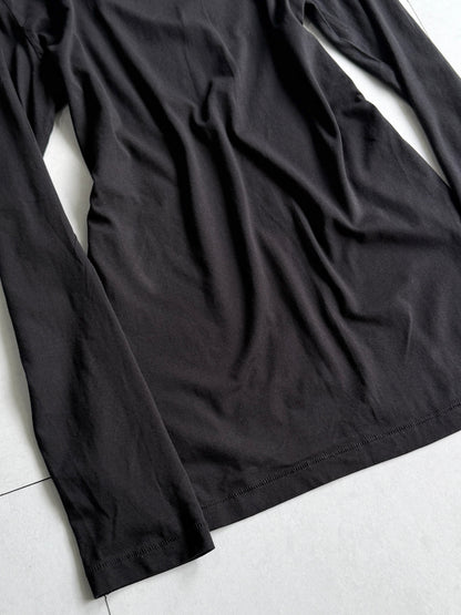 DIESEL Graphic V-Neck Long Sleeve Cotton
