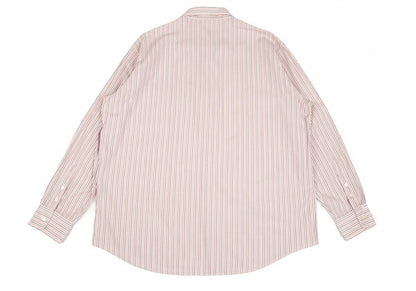 Papas Cotton Button-Down Stripe Shirt Pink Size 52LL