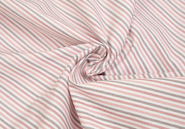 Papas Cotton Button-Down Stripe Shirt Pink Size 52LL