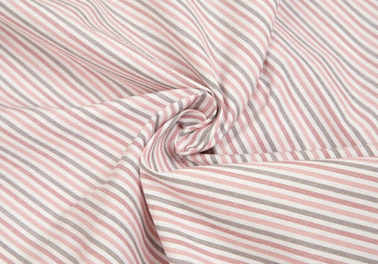 Papas Cotton Button-Down Stripe Shirt Pink Size 52LL