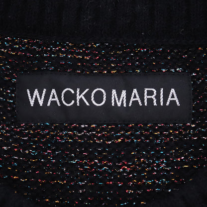 WACKO MARIA Glitter Mohair Knit Sweater Black Size S