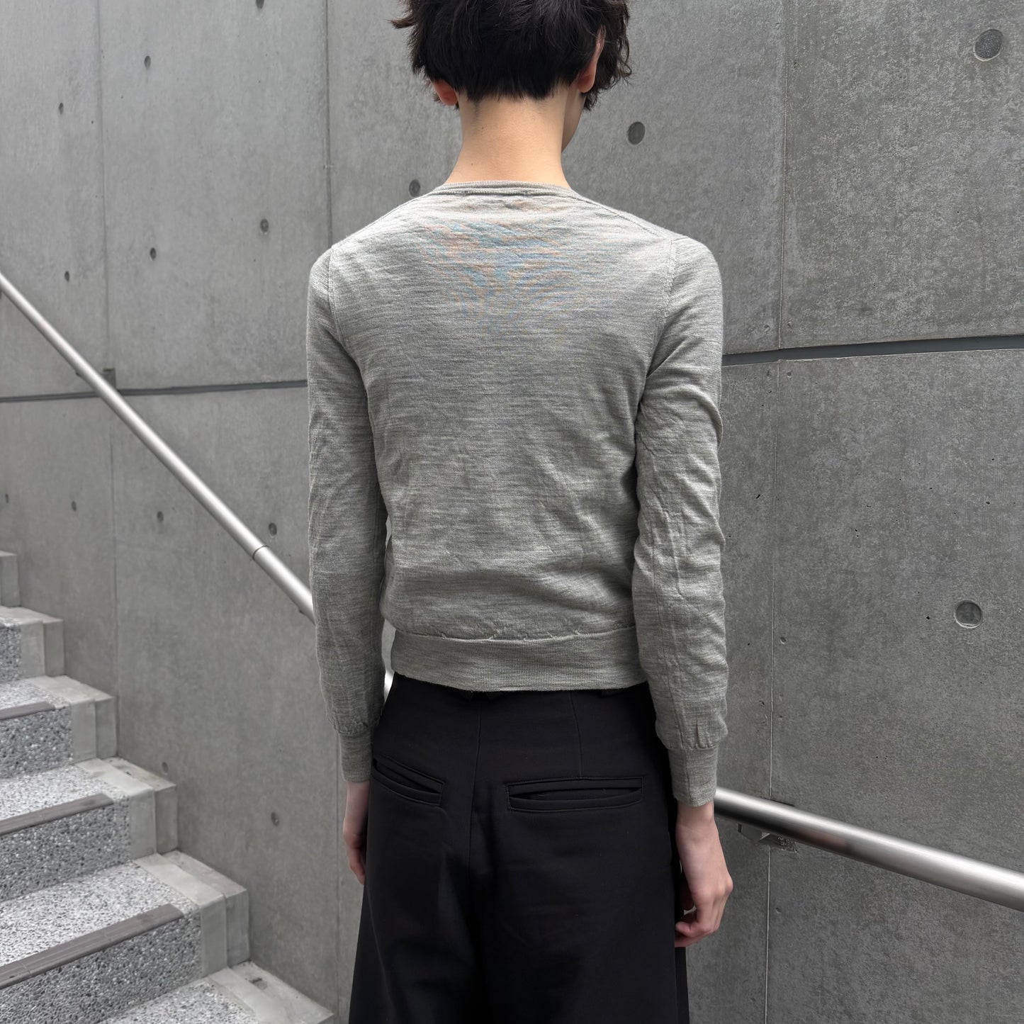 COMME des GAR AW14 V-Neck Knit 100% Wool