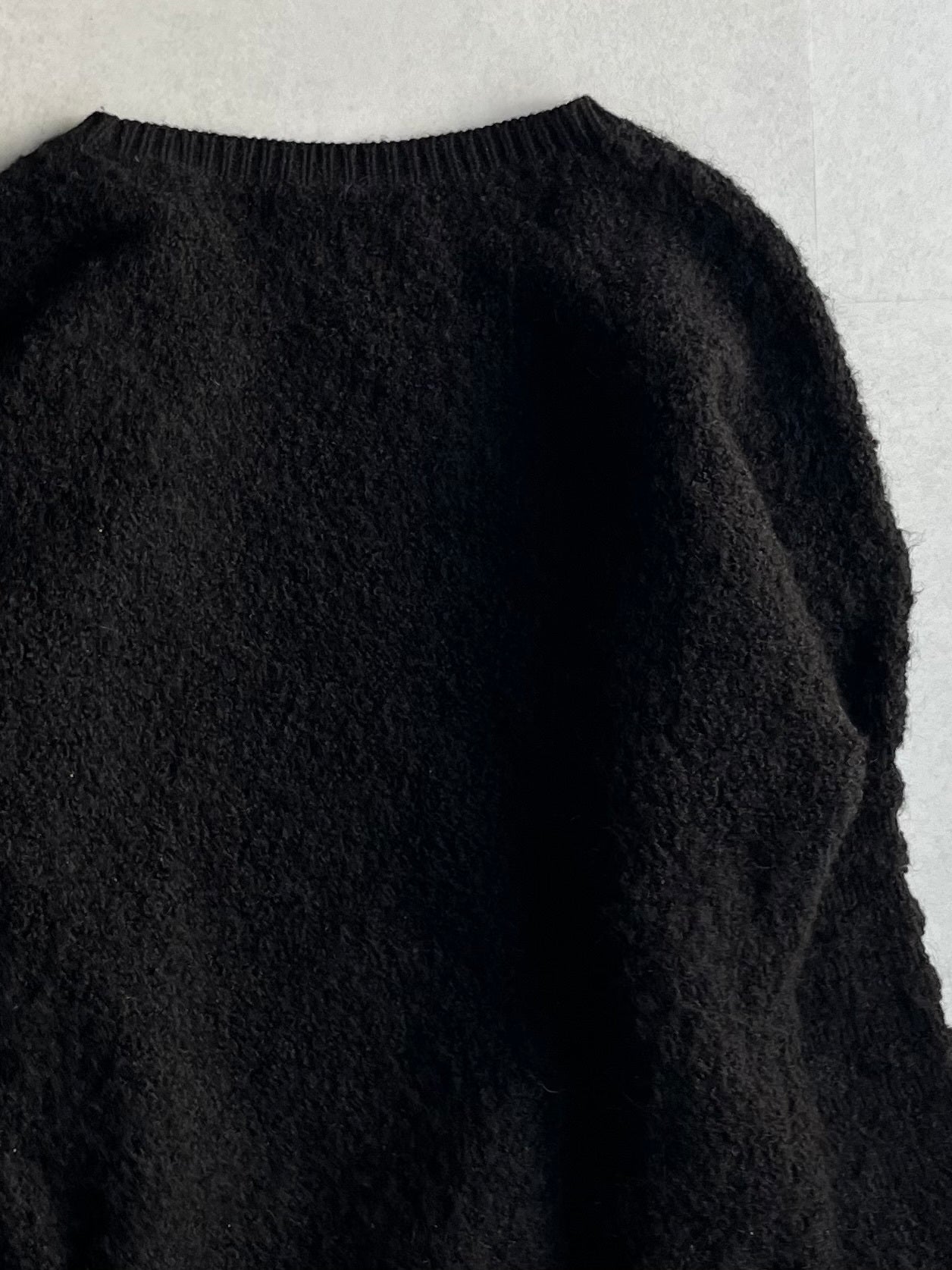 Zadig & Voltaire Black Zip Knit Mohair Blend Size M