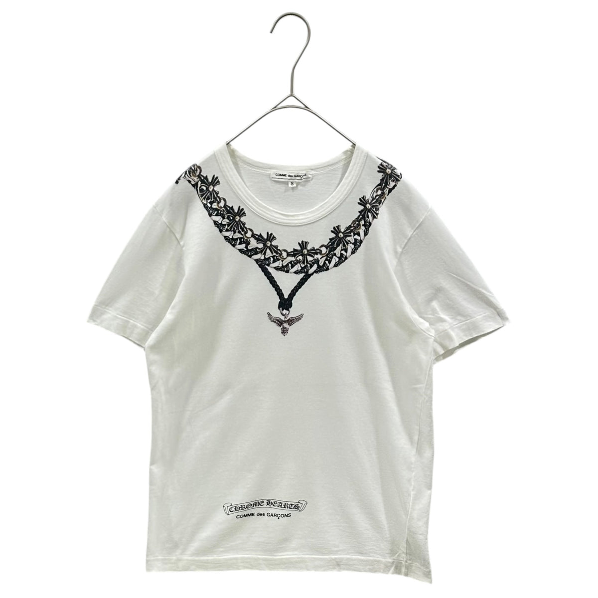 CDG x CHROME HEARTS 07 Xmas Ltd Print T-Shirt Size S