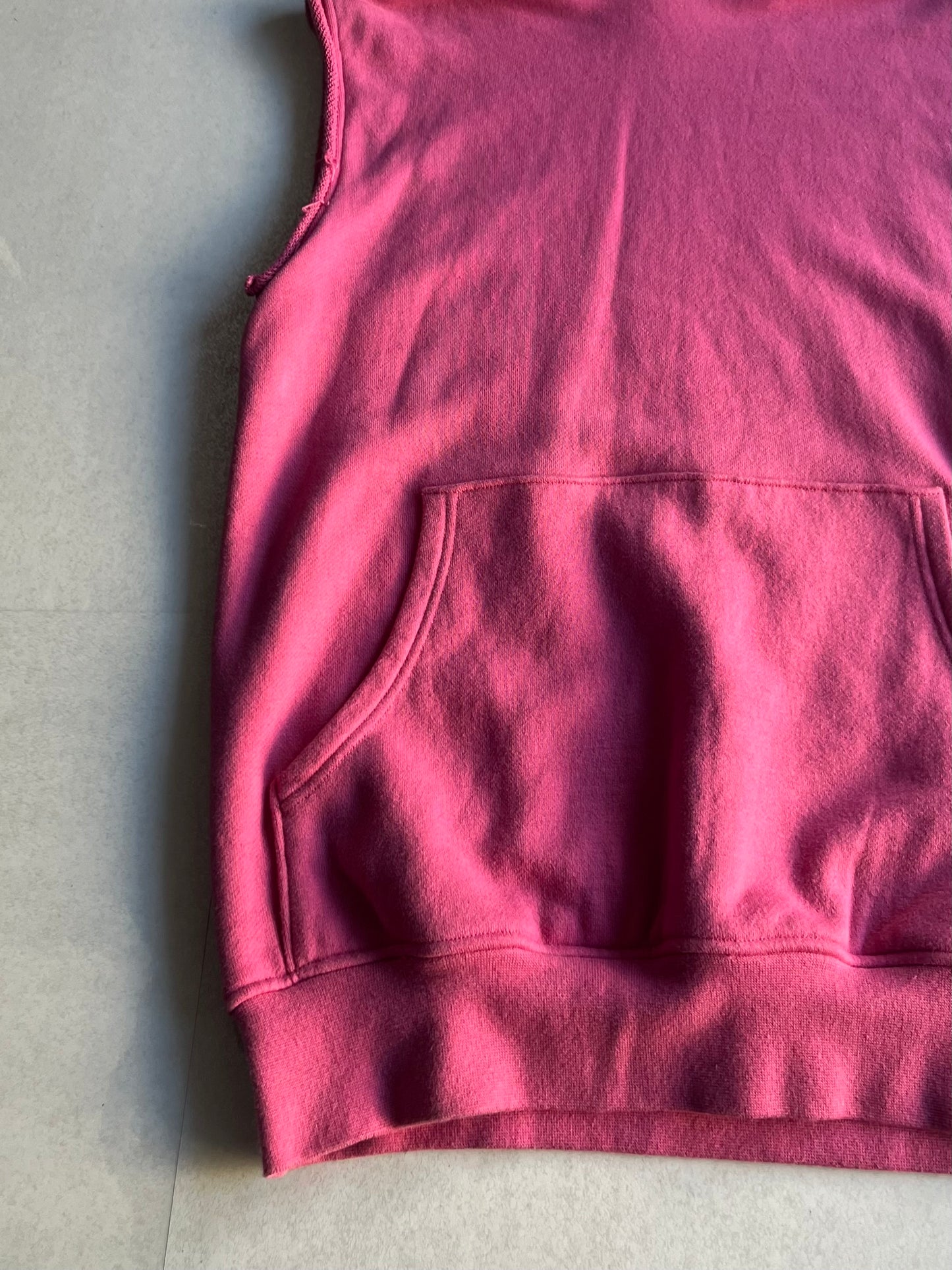 PHENOMENON Pink Cotton Vest Size S