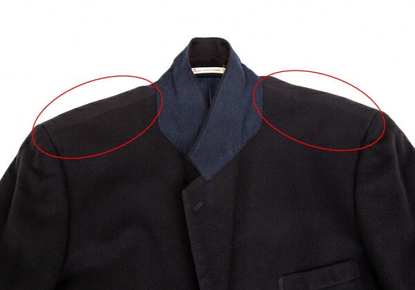 Papas Cashmere 3-Button Jacket Navy Size M