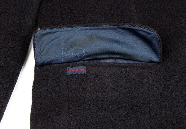 Papas Cashmere 3-Button Jacket Navy Size M