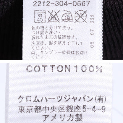 CHROME HEARTS OLD SS BS Fleur Circle T-Shirt Black Size S