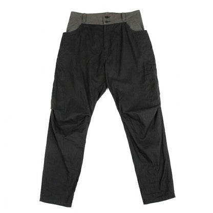 Y's Panel Knee-Tuck Tapered Pants Black Size 1