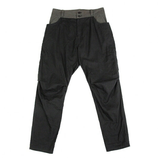Y's Panel Knee-Tuck Tapered Pants Black Size 1