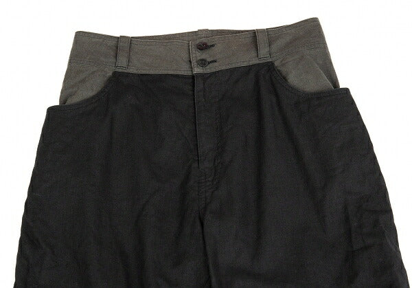 Y's Panel Knee-Tuck Tapered Pants Black Size 1