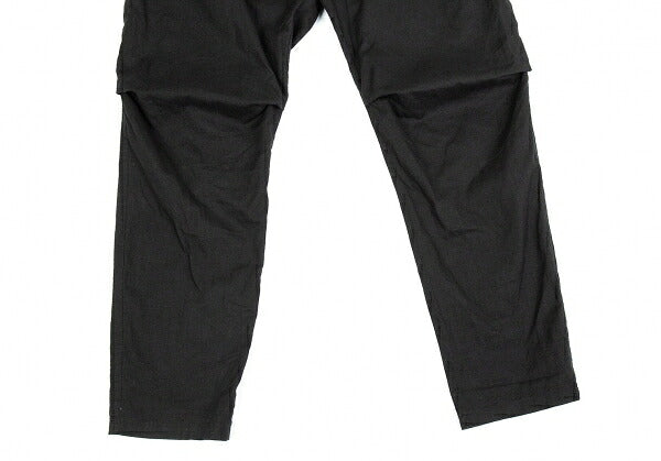 Y's Panel Knee-Tuck Tapered Pants Black Size 1