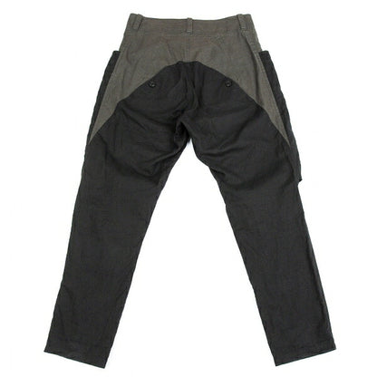 Y's Panel Knee-Tuck Tapered Pants Black Size 1