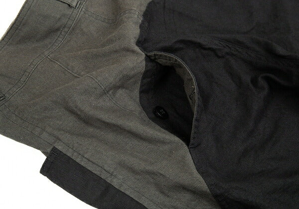 Y's Panel Knee-Tuck Tapered Pants Black Size 1