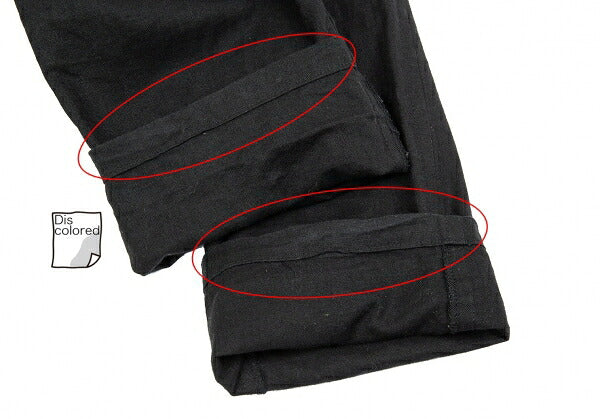 Y's Panel Knee-Tuck Tapered Pants Black Size 1