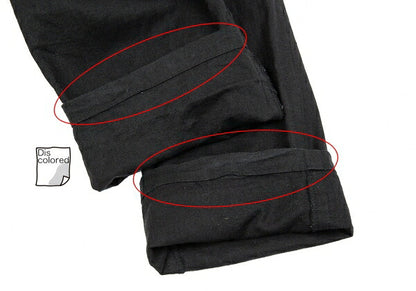 Y's Panel Knee-Tuck Tapered Pants Black Size 1