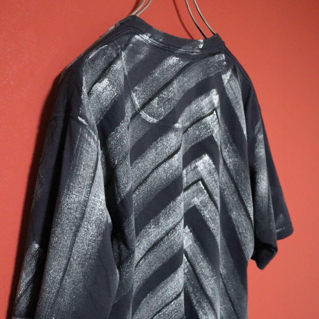 ISSEY MIYAKE 08SS Hand-Painted Cotton T-Shirt Size 4