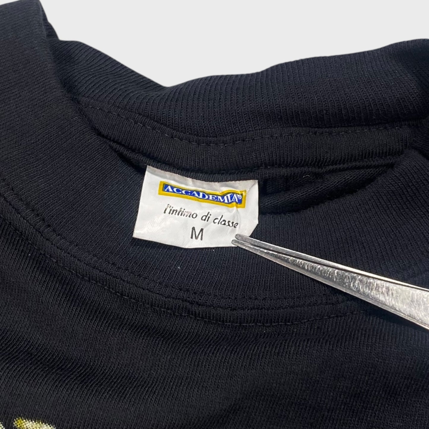 ACCADEMIA 90's Leonardo DiCaprio T-Shirt Black Size M