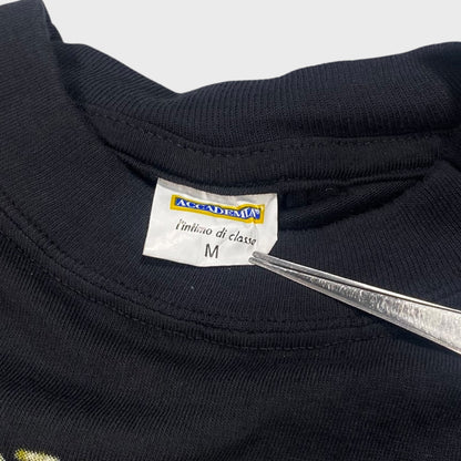 ACCADEMIA 90's Leonardo DiCaprio T-Shirt Black Size M