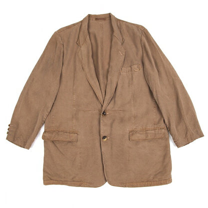 Papas Product Dyed Tencel 2B Jacket Brown Size M