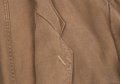 Papas Product Dyed Tencel 2B Jacket Brown Size M