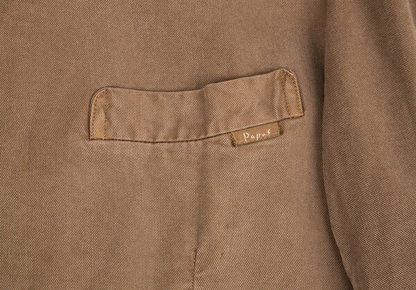 Papas Product Dyed Tencel 2B Jacket Brown Size M