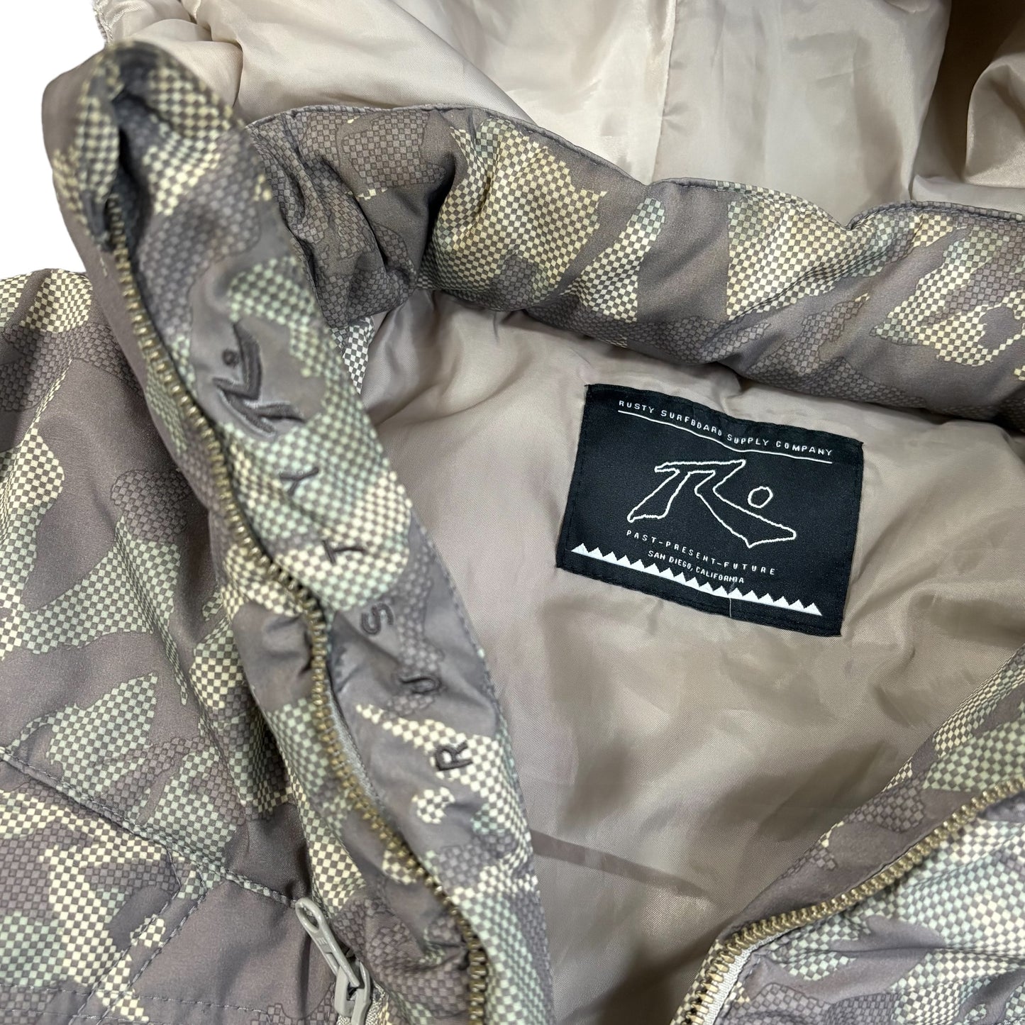 Vintage Rusty Camo Padded Jacket Size M