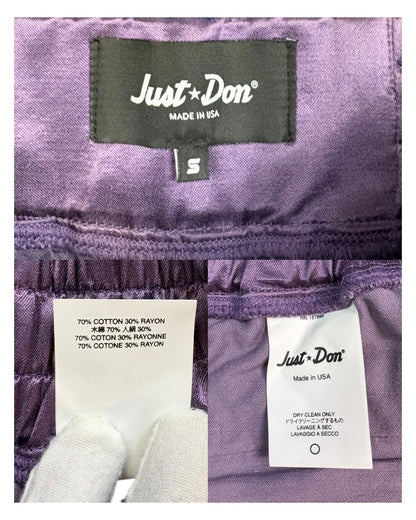 Just Don Track Pants Purple Size S