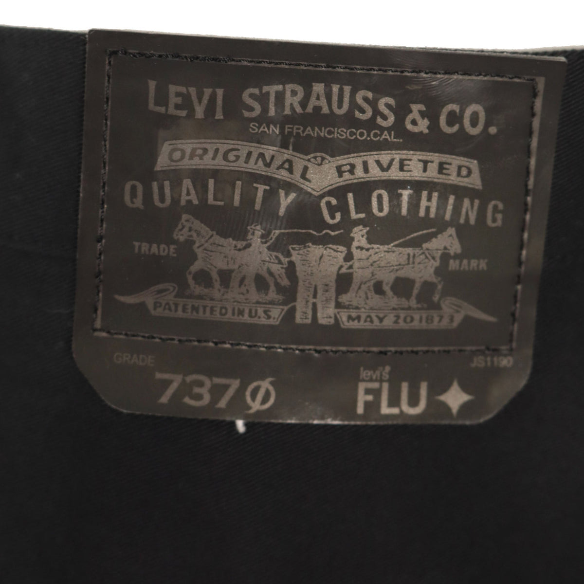 Levi's FLU 2007 Cotton Pants Black/White Size 34