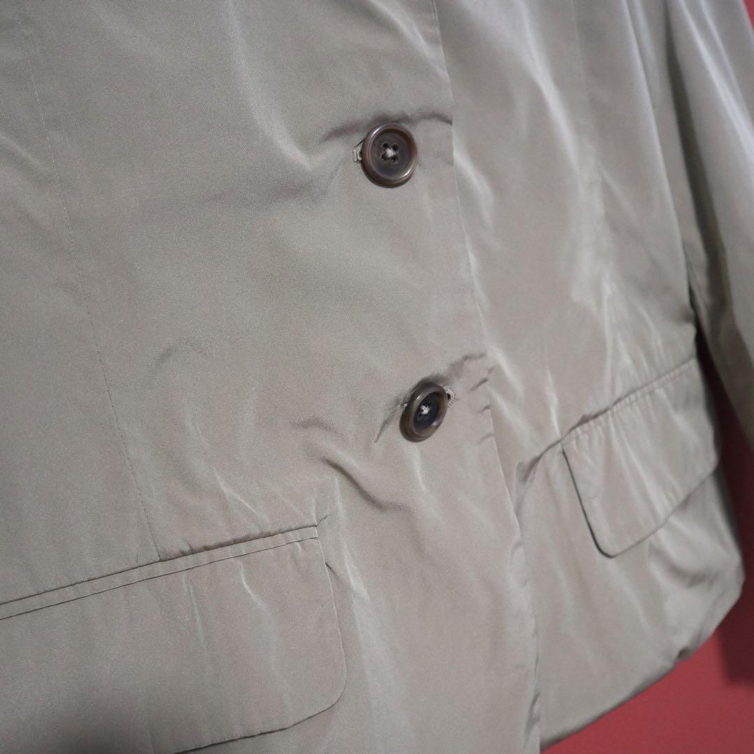 Jil Sander Beige Glossy Polyester Nylon Tailored Size 42