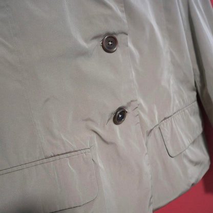 Jil Sander Beige Glossy Polyester Nylon Tailored Size 42
