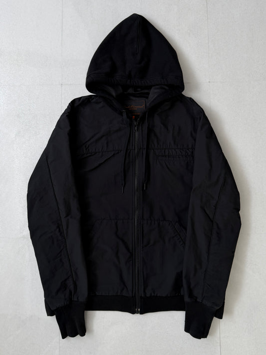 Undercover 07ss Purple Collection Nylon Hoodie Black Size 3