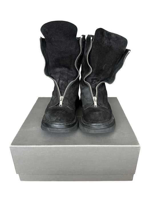 rick owens AW09 Nubuck Leather Mohawk Boots