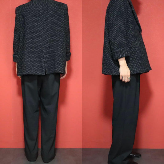 COMME des GARCONS 70s Vintage Tweed Short Coat Size FREE