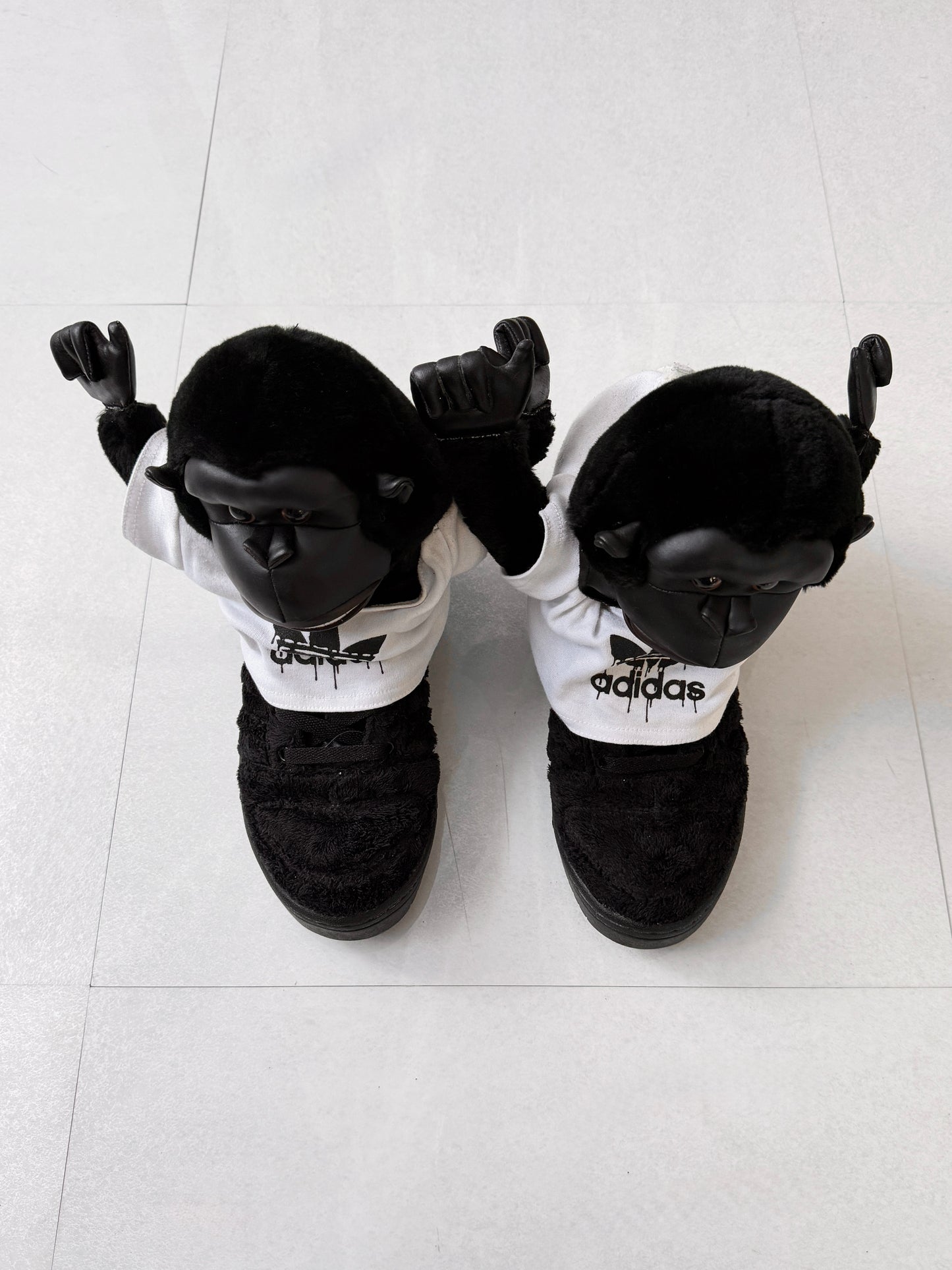 Jeremy Scott x Adidas Gorilla Design Sneakers Size 27.5cm