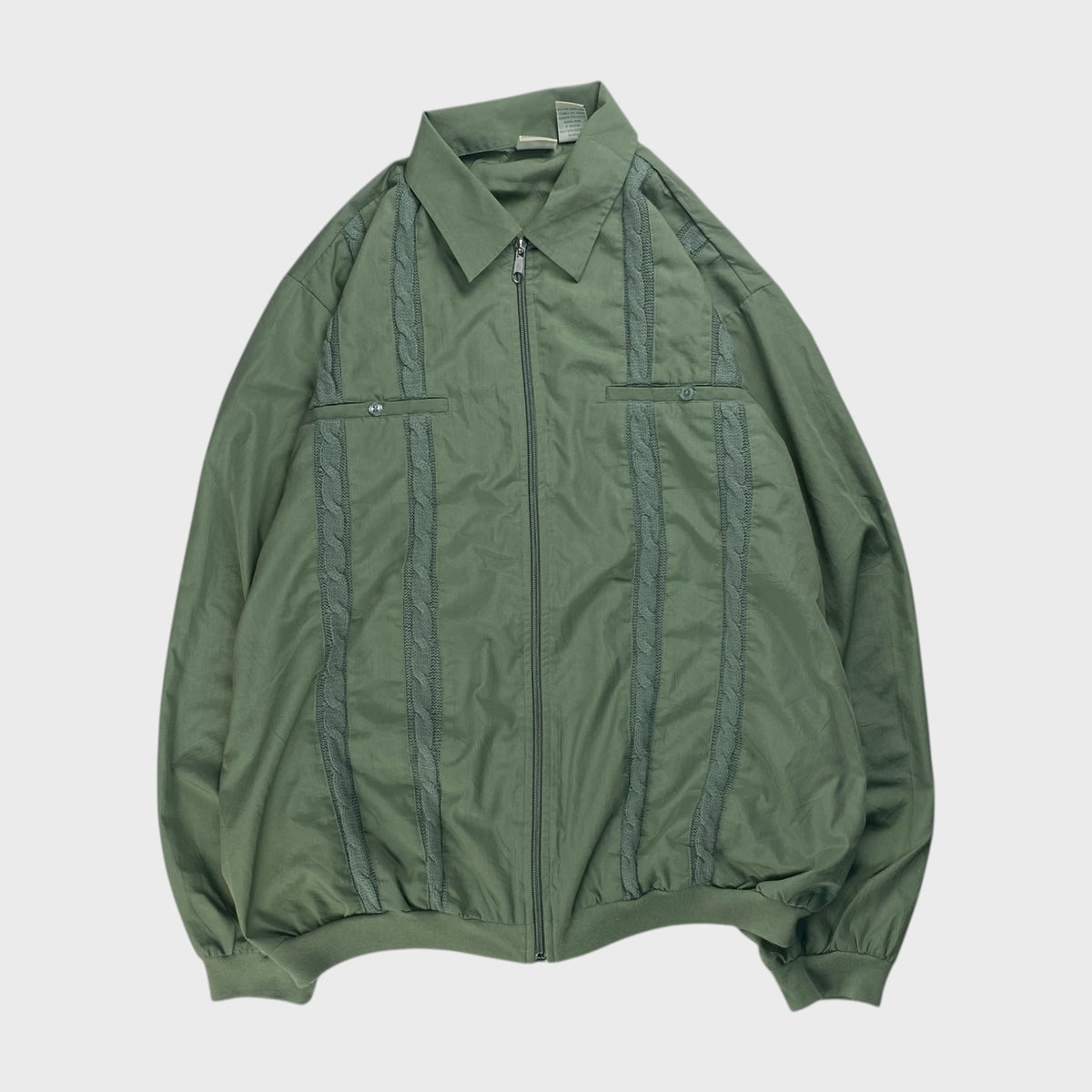 Haband 90s Zip Up Shirt Size L