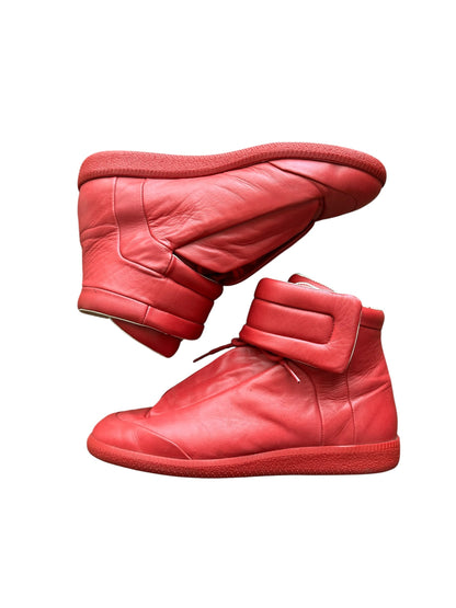 Maison Margiela Red Future Hi-Top Sneakers