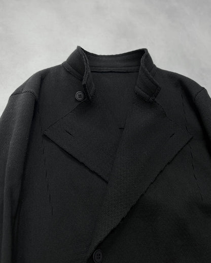 Japanese Brand Layered Wrap Knit Jacket (F/W2018) Size 2