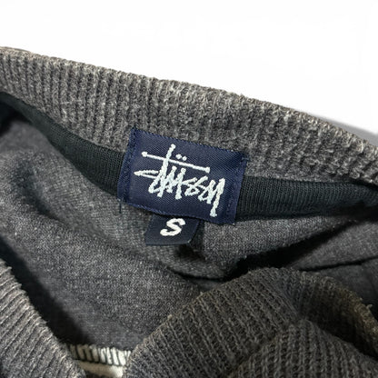 Vintage 90's Stussy Line Sweater Made in USA Cotton Size S