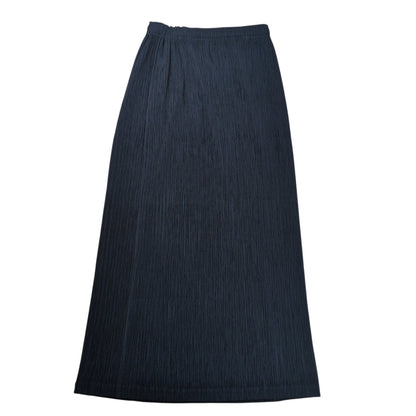 FETE ISSEY MIYAKE Pleats Long Skirt Black Polyester Size 01