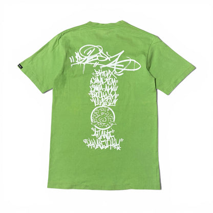 Stussy 00s SLICK World Tour Tee Faded Size S