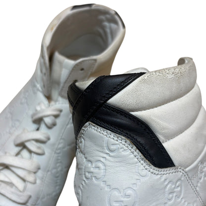 GUCCI Monogram High-Top Sneakers Size 8