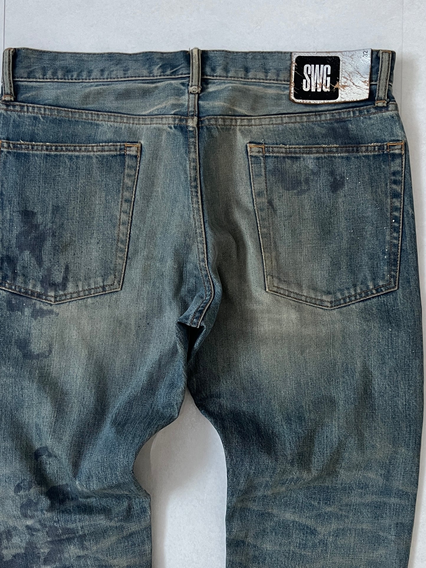 Swagger Damaged Jeans Size 32