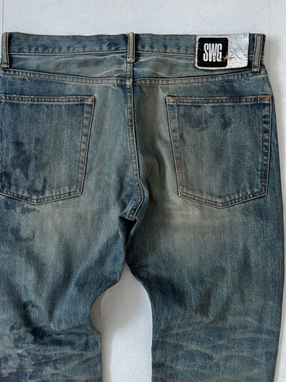 Swagger Damaged Jeans Size 32