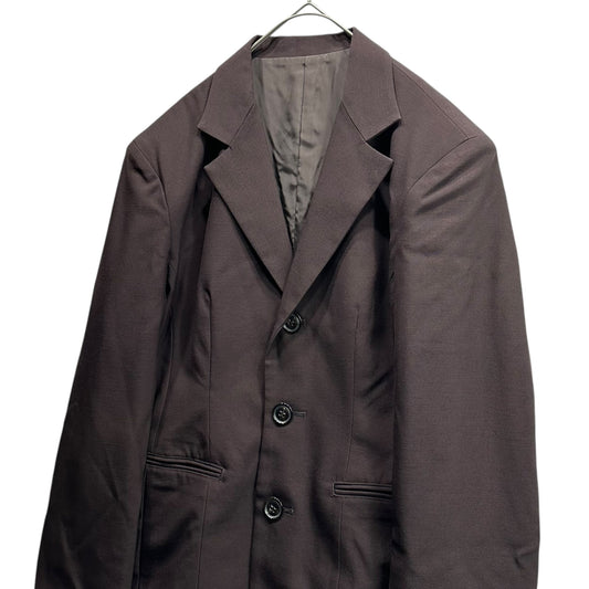 Y's Old Wool 3B Jacket Brown Size FREE