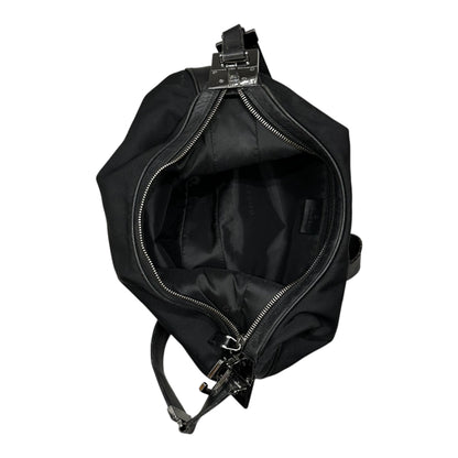 GUCCI 01SS Tom Ford 2way Nylon Leather Hobo Bag