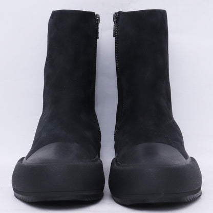 DEVOA 25AW Cow Nubuck Leather Sneakers Black Size EU 42