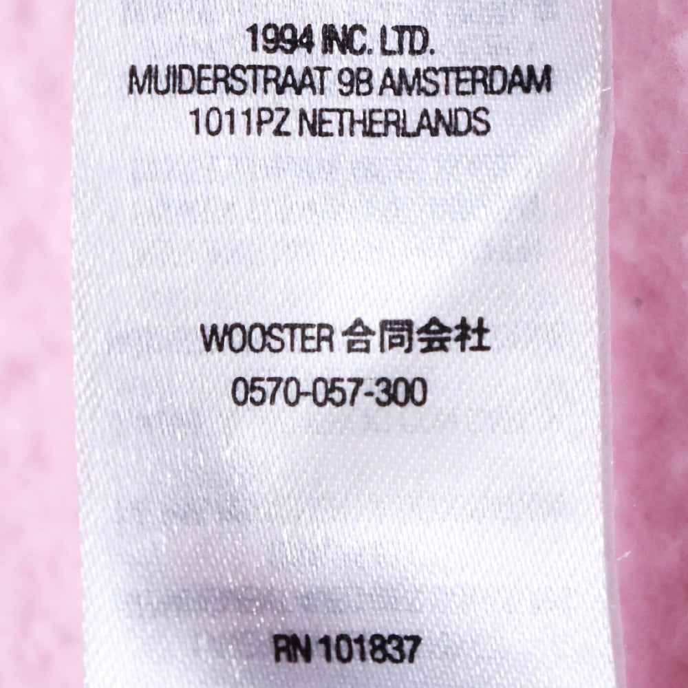 SUPREME 22SS Burberry Box Logo Pullover Hoodie Pink Size XL